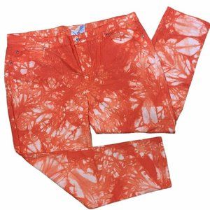 DG2 Diane Gilman Slim Skinny Jeans Orange 22W